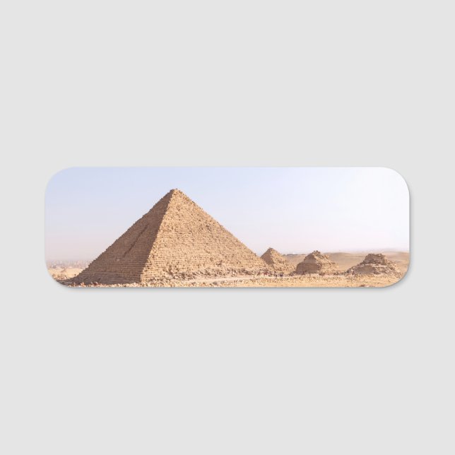 Pyramids of Egypt  Name Tag (Front)