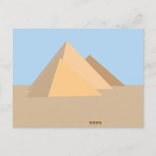 Pyramids of Egypt Postcard