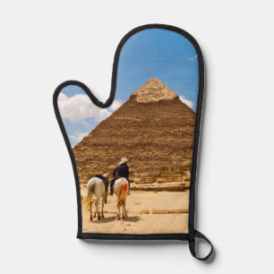 Pyramids of giza oven mitt