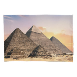 Pyramids Of Giza Travel Egypt Photo Pillowcase