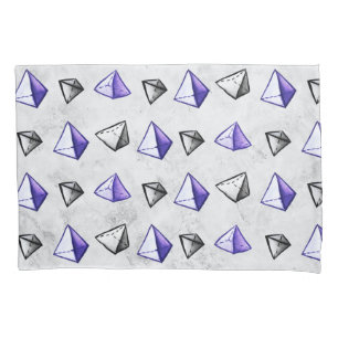 Pyramids Pattern Geometry Math Teacher Pillowcase