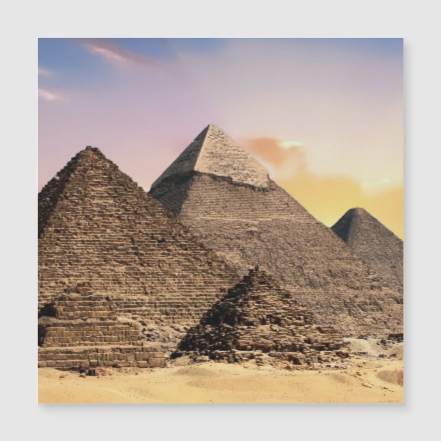 Pyramids Sphinx Ancient Egypt Pharaoh Khufu Desert (Front)