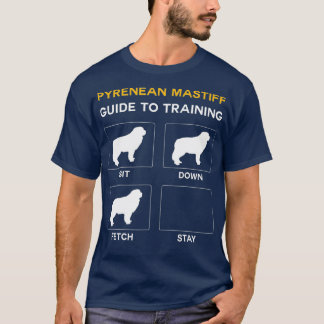 Pyrenean Mastiff Guide To Training Dog Obedience T-Shirt