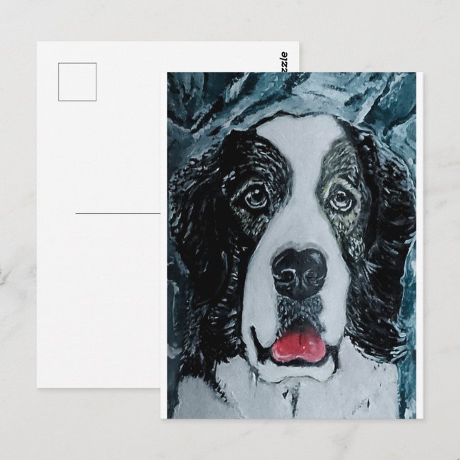 Pyrenean Mastiff Painting by Alfred Fox Postcard (Front/Back)