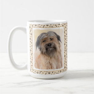 Pyrenean Shepherd Painting - Cute Original Dog Art Coffee Mug