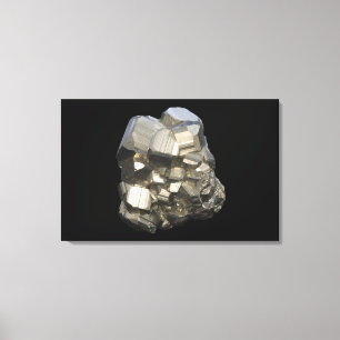 Pyrite crystals, Peru, South America Canvas Print