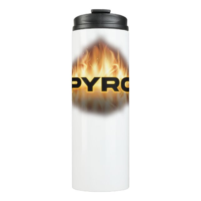 Pyro Firework Firecracker Pyrotechnician Fun Gift Thermal Tumbler (Front)