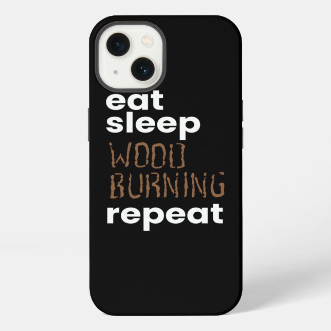 Pyrography Let It Burn iPhone Case (Back)