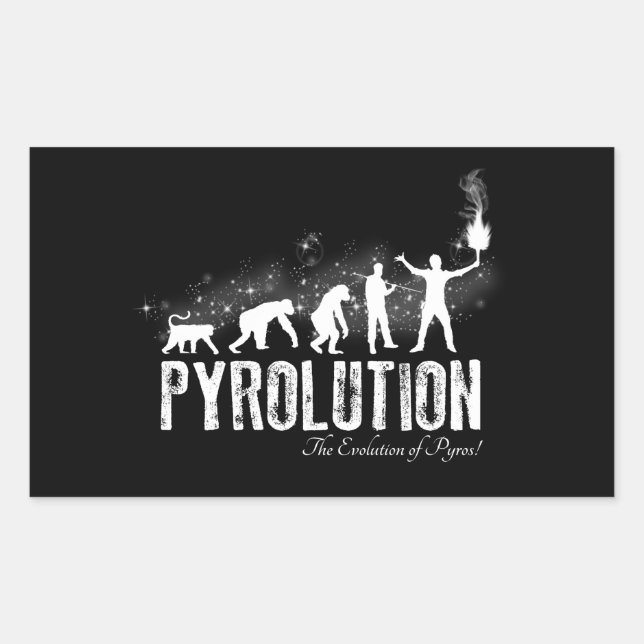 Pyrolution - The Evolution of Pyros Sticker (Front)
