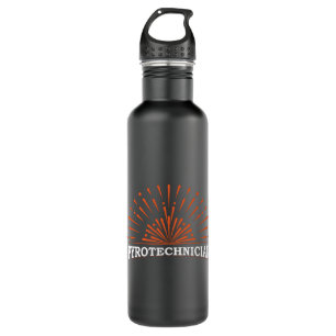 Pyrotechnician Crew Pyrotechnics Fireworks Pyro 710 Ml Water Bottle