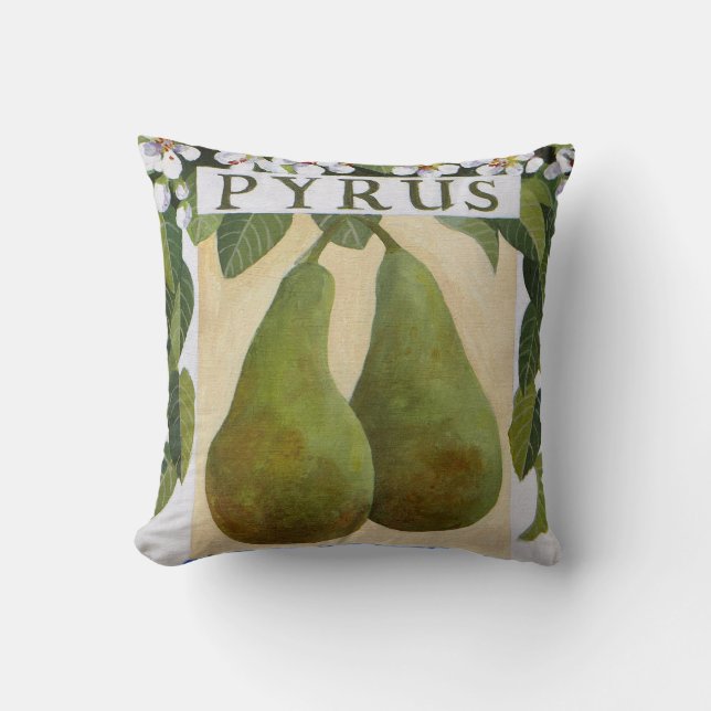 Pyrus Throw Pillow (Front)