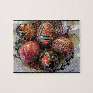 Pysanky Ukrainian Easter Eggs Jigsaw Puzzle