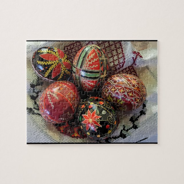 Pysanky Ukrainian Easter Eggs Jigsaw Puzzle (Horizontal)