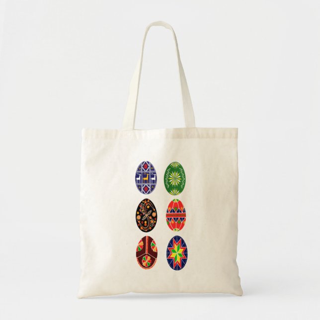 Pysanky Ukrainian Easter eggs Tote Bag (Front)