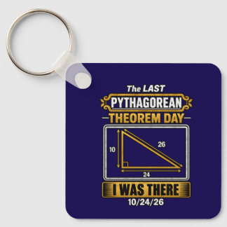 Pythagorean Day Keychain
