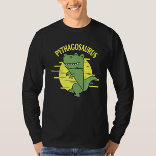 Pythagosaurus Pythagoras Theorem Statistician Math T-Shirt