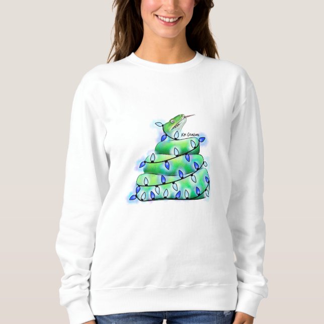 Python de vacances - sweatshirt (Devant)
