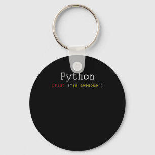 Python HTML Language Coder Coding Programmer Gift Keychain