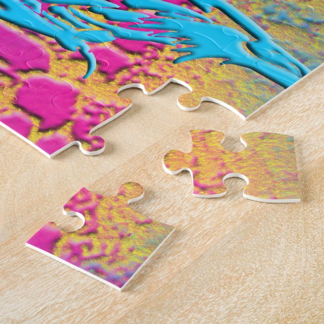 PYTHON - modern decorative fractal - Jigsaw Puzzle (Side)