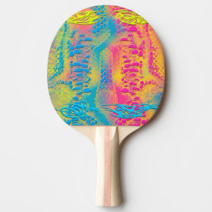 PYTHON - modern decorative fractal - Ping Pong Paddle