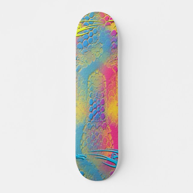 PYTHON - modern decorative fractal - Skateboard (Front)