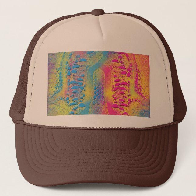 PYTHON - modern decorative fractal - Trucker Hat (Front)