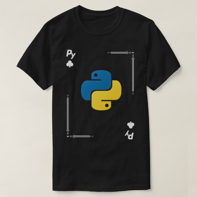 Python Poker T-Shirt (Design Front)