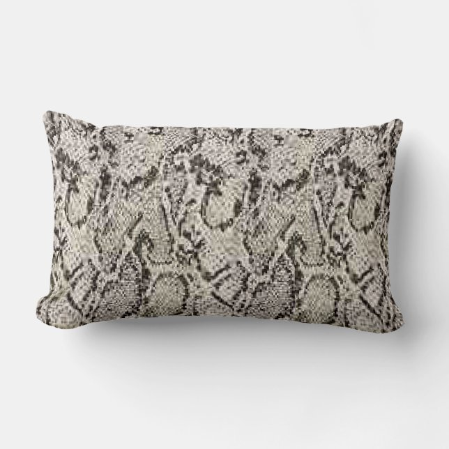 Python Print Throw Pillow (Front)