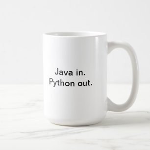 Python programmer coffe mug