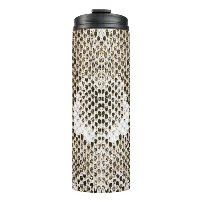 Python Skin: Animal Pattern Design Thermal Tumbler (Front)