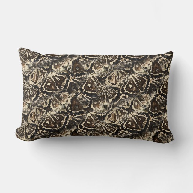 Python Skin Lumbar Pillow (Front)