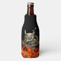 Python Snake Demon Skull Fire