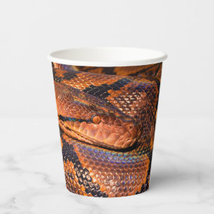 Python Snake Paper Cups