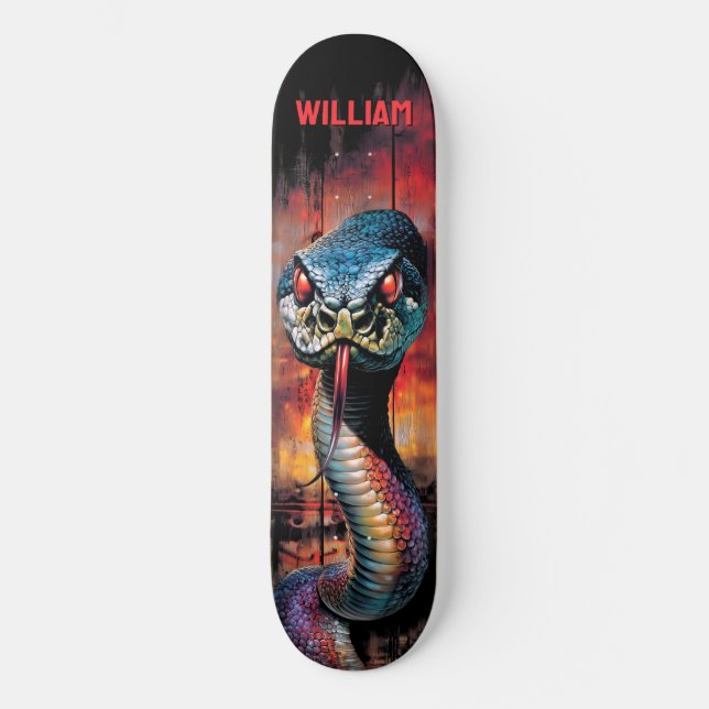 Python Snake Skateboard (Front)