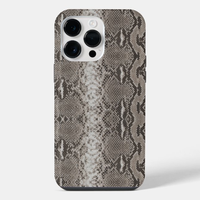 Python Snake Skin Animal Print iPhone Case (Back)