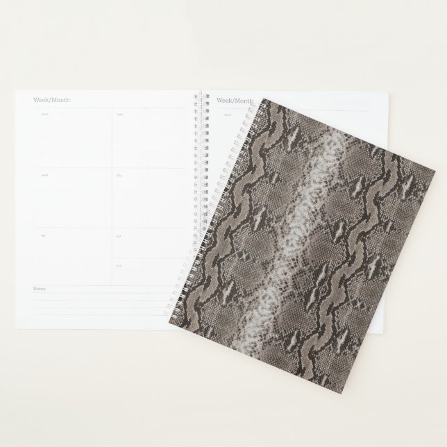 Python Snake Skin Animal Print Planner (Display)