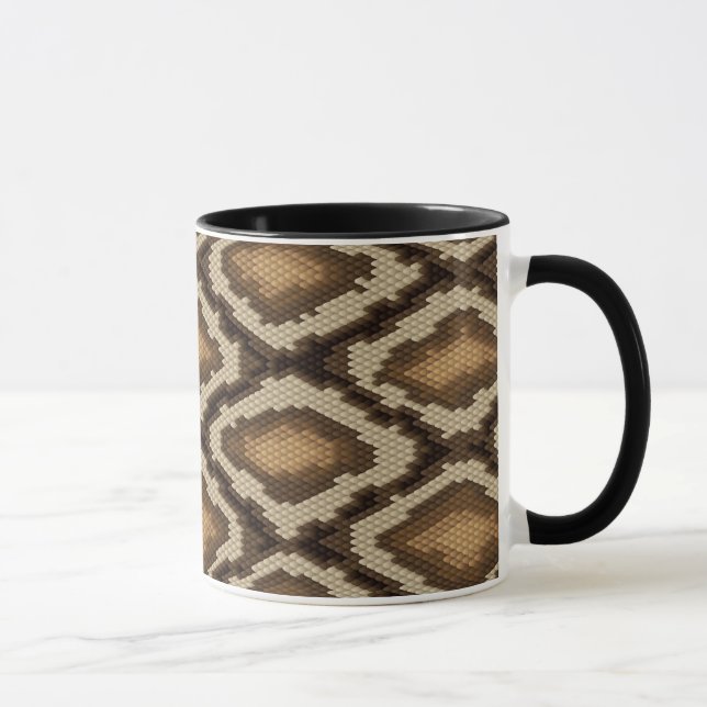 Python snake skin pattern 2 mug (Right)