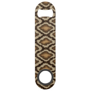 Python snake skin pattern 2 speed bottle opener