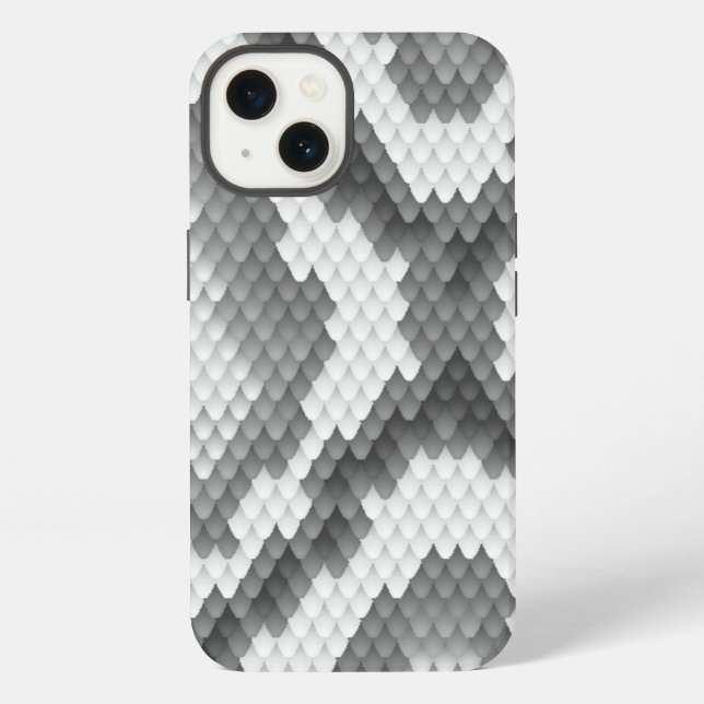 Python snake skin pattern iPhone case (Back)