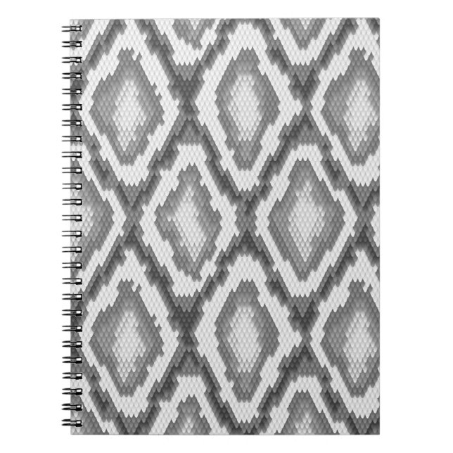 Python snake skin pattern notebook (Front)