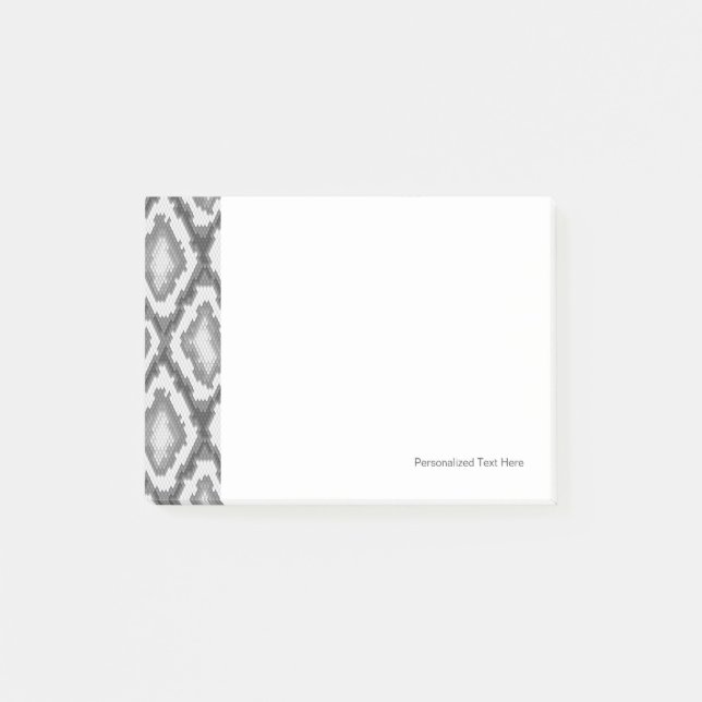 Python snake skin pattern post-it notes (Front)