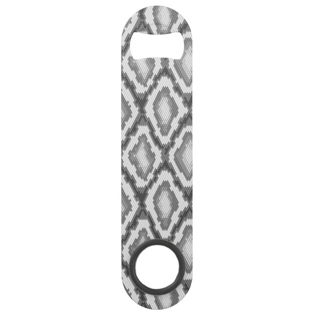 Python snake skin pattern speed bottle opener (Front)