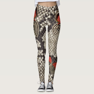 Pythons Love Butterflies Leggings