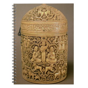 Pyx with relief depicting the pleasures of courtly notebook