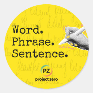 PZ Word, Phrase, Sentence Sticker