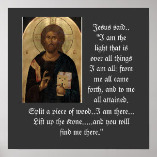 Q-14 Poster de l'icône Jésus