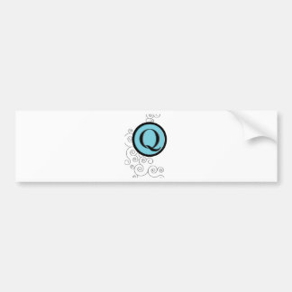 Q BUMPER STICKER