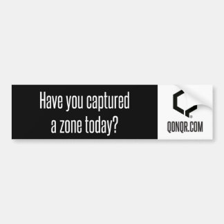 Q Captured Zone Bumper Sticker