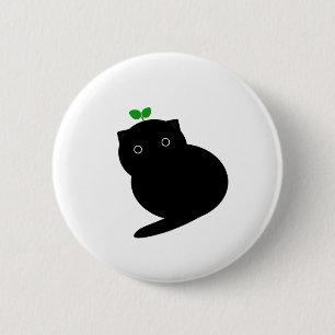 Q Cat 2 Inch Round Button