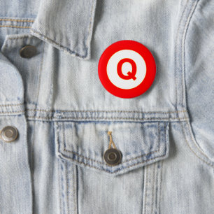 Q INTELLIGENCE 2 INCH ROUND BUTTON